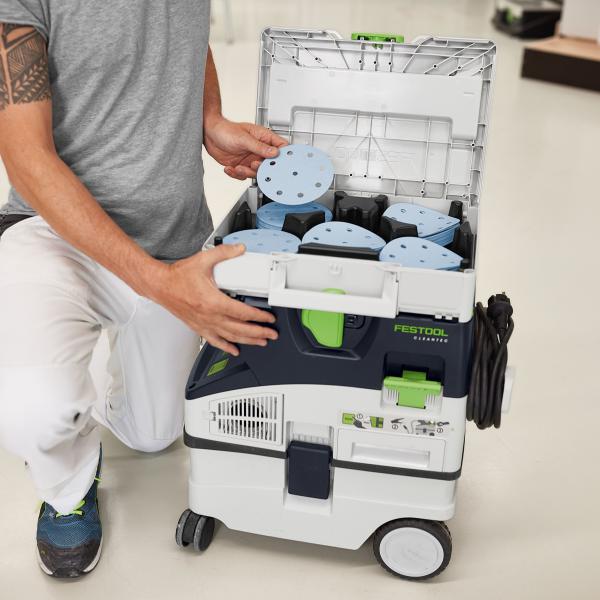Set brusnih papirjev Festool Systainer³ Granat SYS-STF D125 GR-komplet