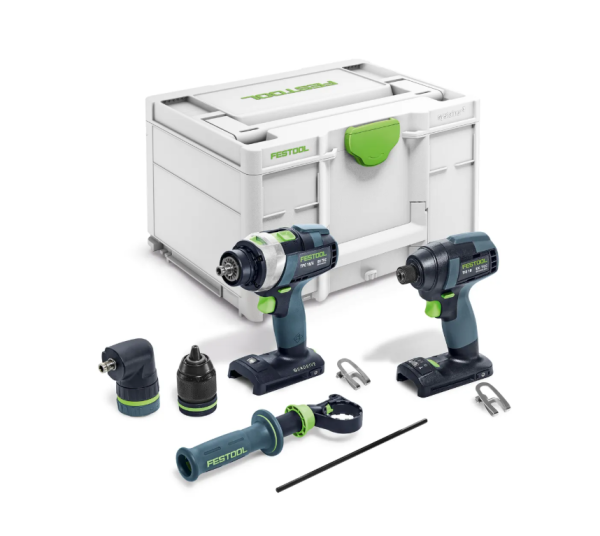 Set vrtalnikov Festool TID 18 Basic-Set TPC 18/4