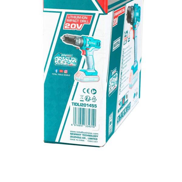 Akumulatorski udarni vrtalnik Total Industrial TIDLI201455