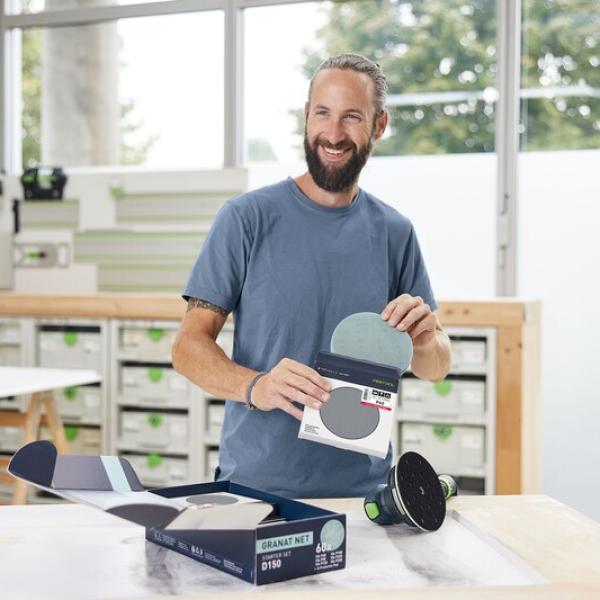 Brusni papir FESTOOL Granat Net D150 GR NET-Set