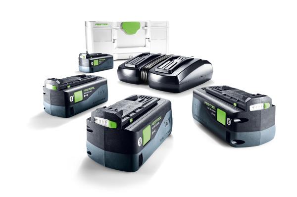 FESTOOL set baterij SYS 18V 4x5,0/TCL 6 DUO