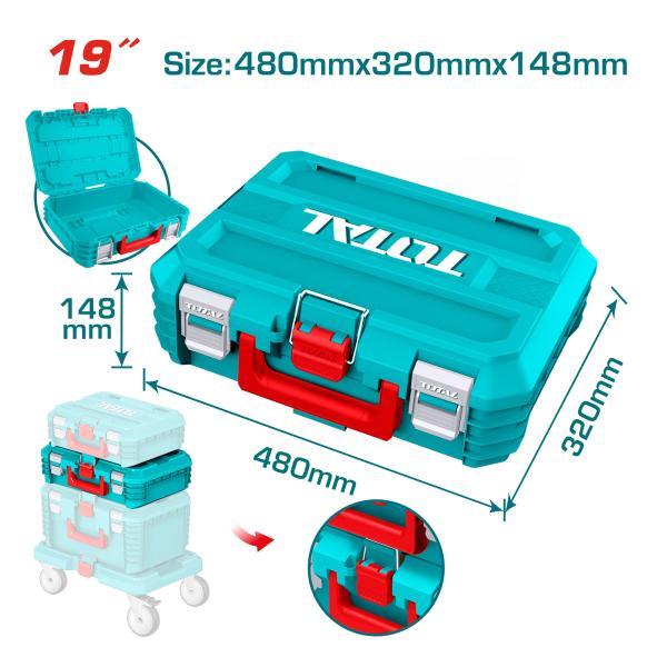 Kovček za orodje TOTAL 19