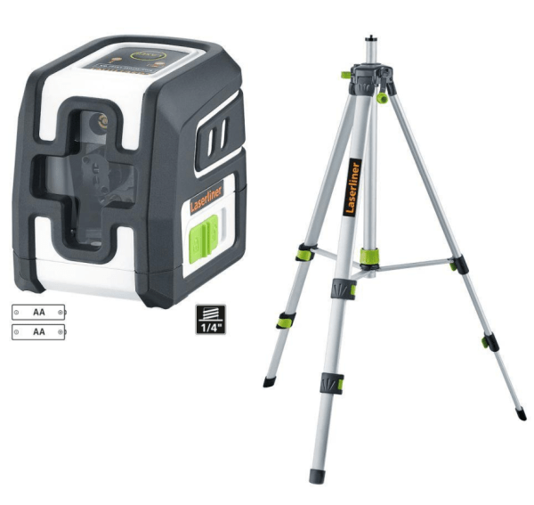 LaserLiner križni laser Set SmartCross-Laser GX 150 cm zelen