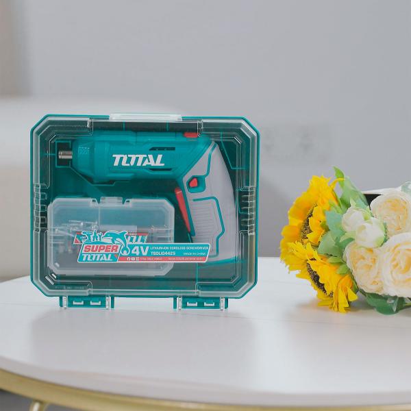 Akumulatorski izvijač TOTAL 4V/1,5Ah/4Nm/Type-C/2pos