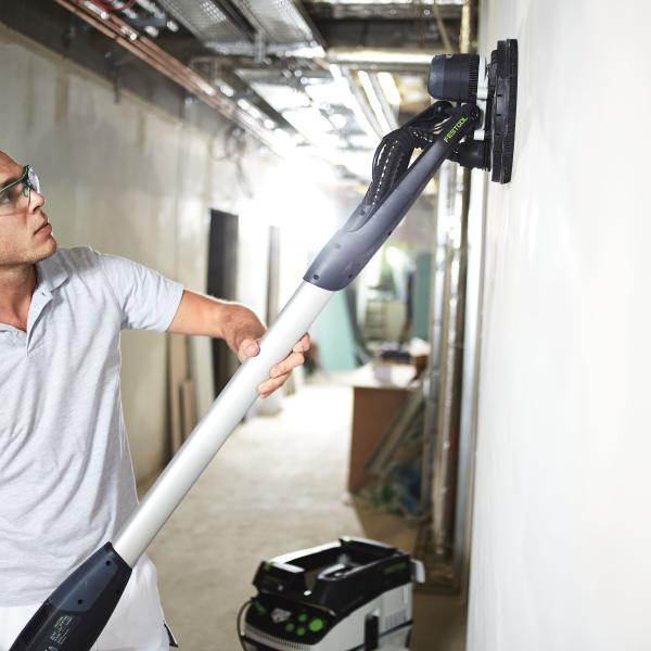Set FESTOOL brusilnik z dolgim dosegom PLANEX LHS-E 225 in sesalec CTL 36