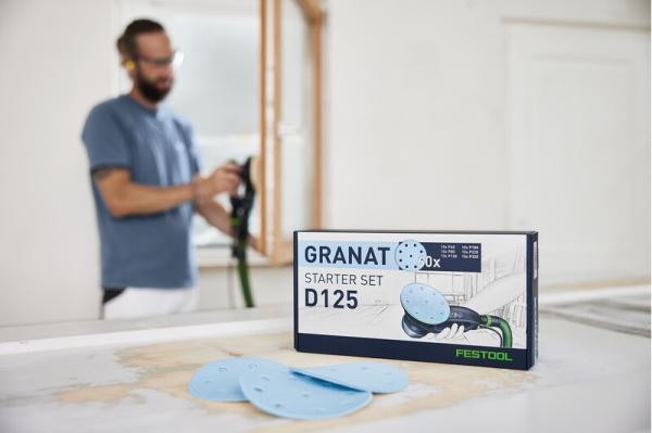 Brusni papir v setu FESTOOL Granat D125 GR-Set