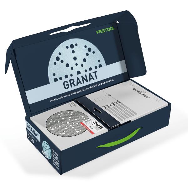Set brusnih papirjev Festool Granat STF D150/48 GR-komplet