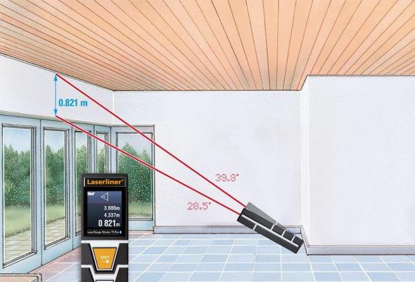 Laserski merilnik LaserLiner LaserRange-Master T4 Pro (40m, BLE,Tilt)