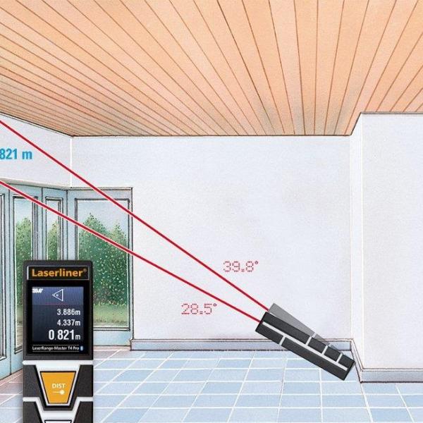 Laserski merilnik LaserLiner LaserRange-Master T4 Pro (40m, BLE,Tilt)