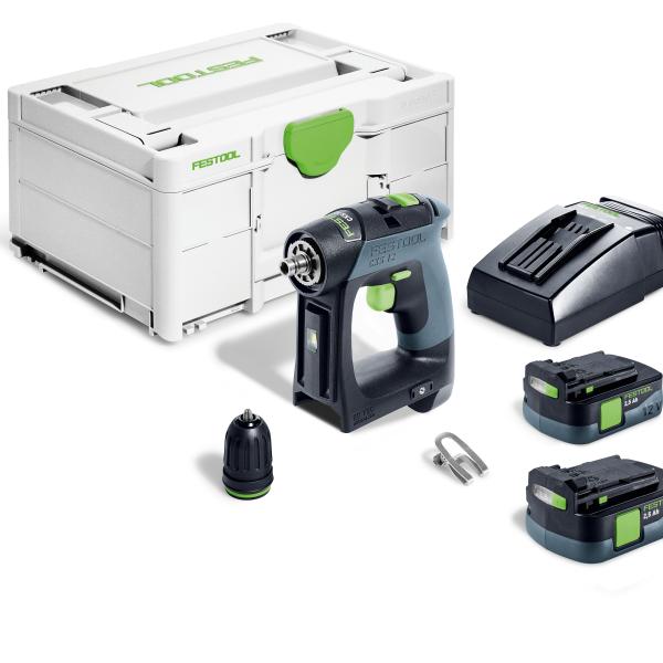 Akumulatorski vrtalnik FESTOOL CXS 12 2,5 Plus