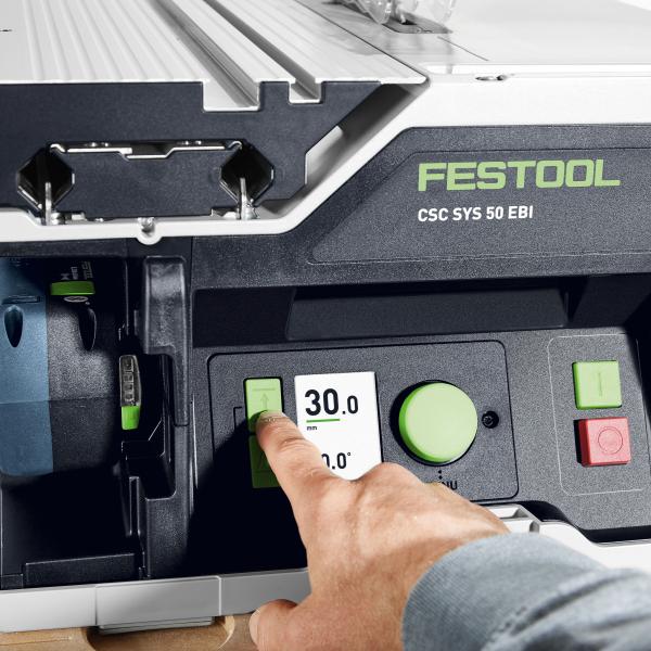 Akumulatorska namizna žaga FESTOOL CSC SYS 50 EBI Basic