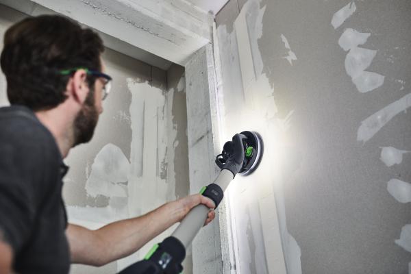Set FESTOOL brusilnik z dolgim dosegom PLANEX LHS 2 225 EQI in sesalec CTL 36