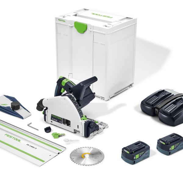 Akumulatorska potopna žaga FESTOOL TSC 55 KEBI-Plus / XL-FS