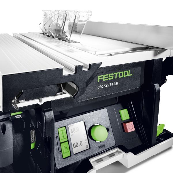 Akumulatorska namizna žaga FESTOOL CSC SYS 50 EBI Basic