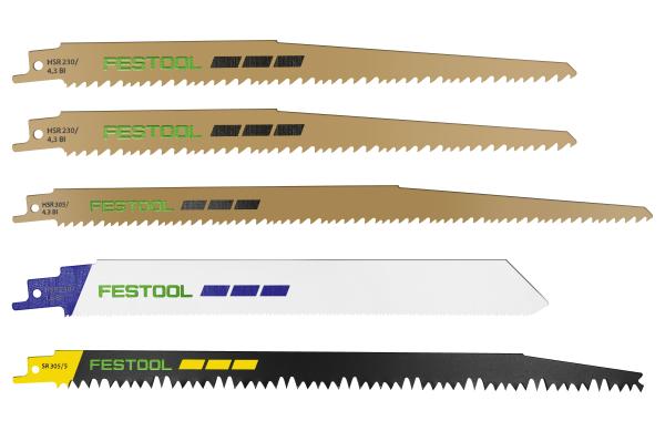 Set FESTOOL listov za sabljasto žago RS/5